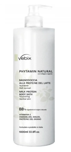 Vebix Phytamin Natural - Bagnodoccia alle Proteine del Latte 1000ml